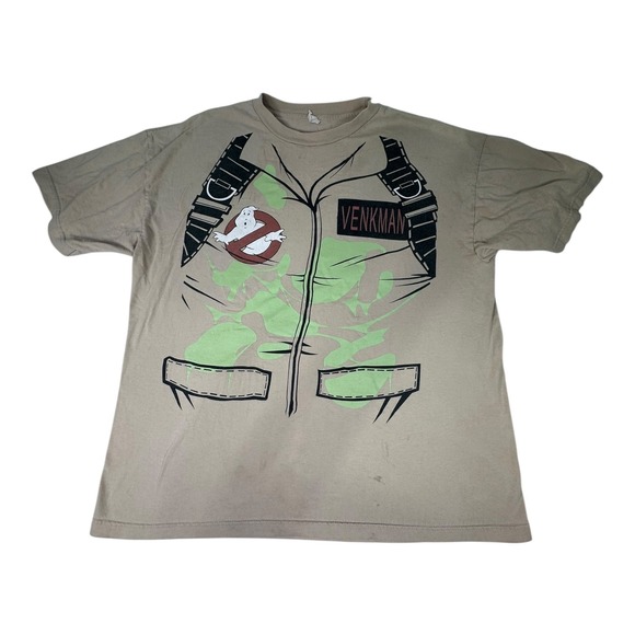 Ghostbusters Venkman Costume‎ Graphic Print Short Sleeve T-Shirt - Picture 1 of 13